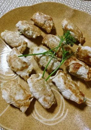 糖質制限＊ガッツリあっさり肉巻き餃子-レシピのメイン写真