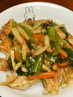 ボリュームたっぷり!餃子の野菜あんかけ-レシピのメイン写真