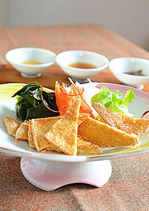 水切りパワーで手作り油揚げ～♪-レシピのメイン写真