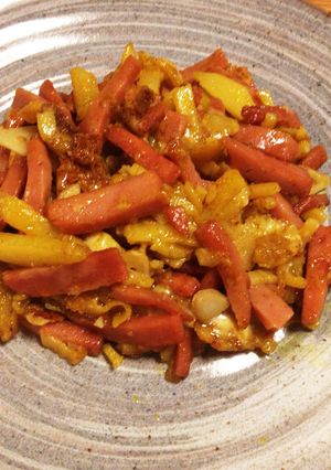 節約☆簡単♡ジャーマンポテトカレー風味-レシピのメイン写真