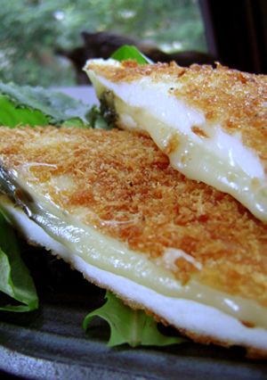 大葉にんにく醤油でチーズはんぺんフライ♪-レシピのメイン写真