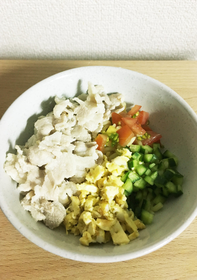 にゃんこと一緒に、冷やし中華-レシピのメイン写真