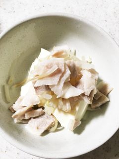 にゃんこと一緒に、豚しゃぶサラダ-レシピのメイン写真