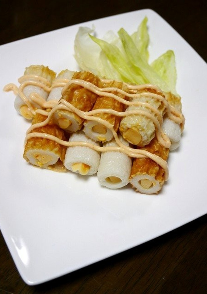 簡単おつまみ！チーカマ竹輪の明太マヨ和え-レシピのメイン写真