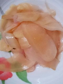 この季節ならでは、簡単だよ!生姜の甘酢漬-レシピのメイン写真