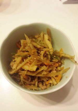 味染み５分、旨早きんぴらごぼう☆-レシピのメイン写真