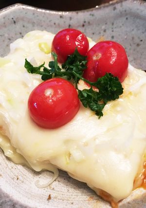 豆腐のねぎチーズ焼き-レシピのメイン写真
