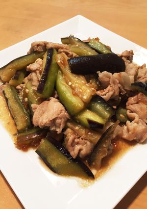 簡単！ナスと豚バラ(ニンニク醤油)炒め☆-レシピのメイン写真
