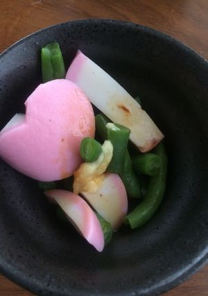 夏にさっぱり いんげんとかまぼこ-レシピのメイン写真