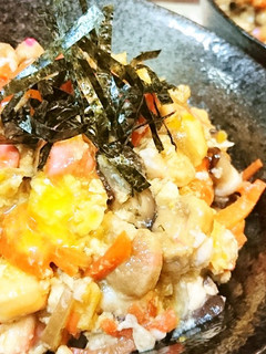ふんわり~★節約丼【麩のふわふわ玉子丼】-レシピのメイン写真