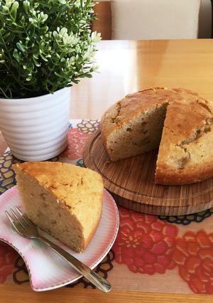 ミキサーに入れて混ぜるだけのバナナケーキ-レシピのメイン写真