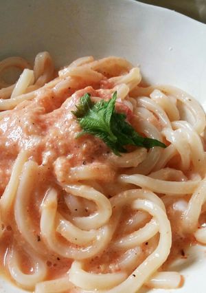 タラコと卵だけで！トロ～リうどん-レシピのメイン写真
