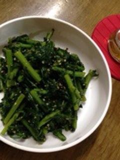 春菊のごま和え-レシピのメイン写真