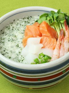 青じそとろろの海鮮丼-レシピのメイン写真