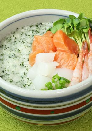 青じそとろろの海鮮丼-レシピのメイン写真