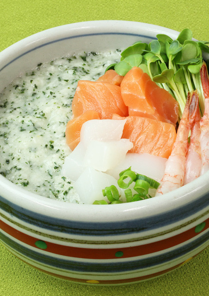 青じそとろろの海鮮丼-レシピのメイン写真