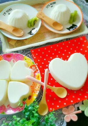 簡単！ぷるんとおいしいミルクゼリー★-レシピのメイン写真