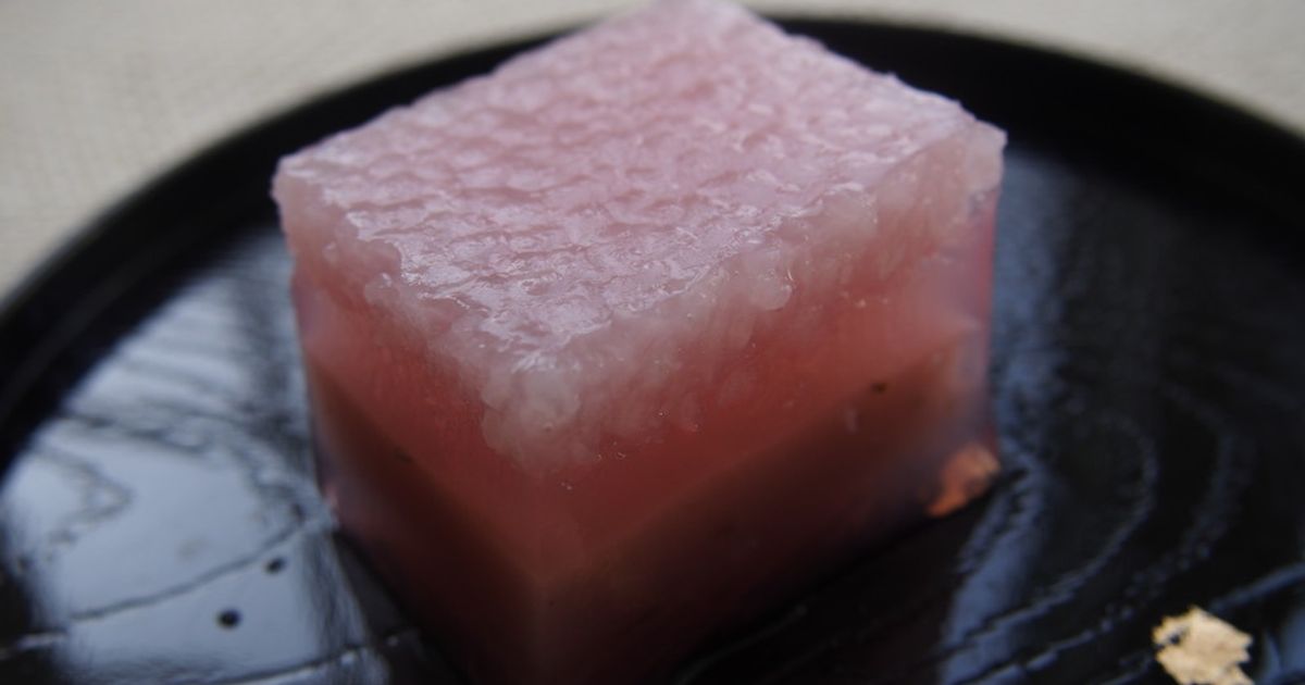 桜あんの道明寺かん by 針木のぽち 【クックパッド】 簡単おいしい