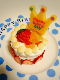 1歳誕生日ケーキ♡-レシピのメイン写真