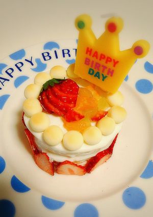 1歳誕生日ケーキ♡-レシピのメイン写真