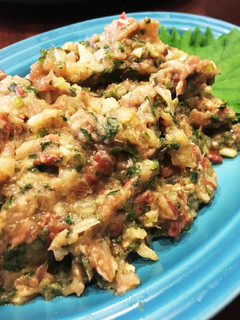 刺身で作る薬味たっぷり 鰯のなめろう-レシピのメイン写真