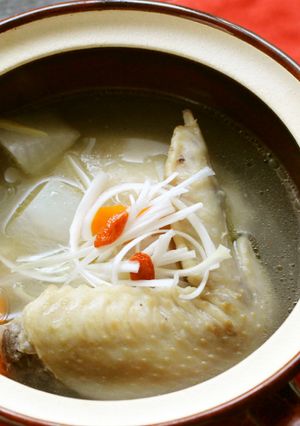 液体塩こうじと手羽先で参鶏湯風スープ☆-レシピのメイン写真