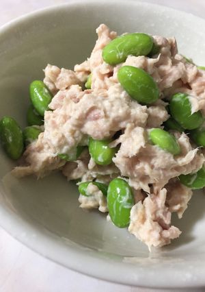 おつまみに！ツナマヨと枝豆の簡単夏サラダ-レシピのメイン写真
