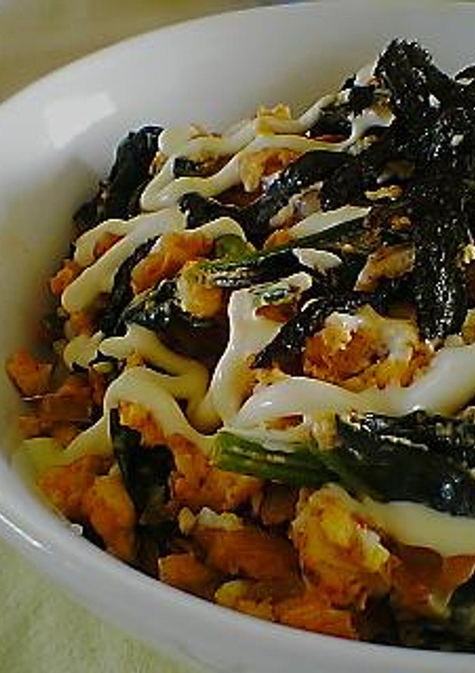 キムチとほうれん草丼！-レシピのメイン写真