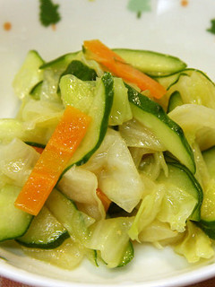 野菜のみそドレッシングサラダ【学校給食】-レシピのメイン写真