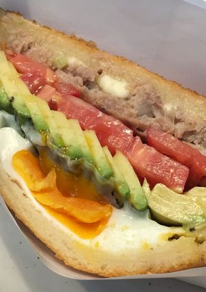 刺身リメイク☆ネギトロでホットサンド-レシピのメイン写真