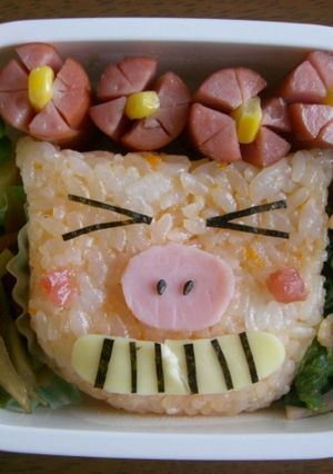 幼稚園弁当✿ブタさん-レシピのメイン写真