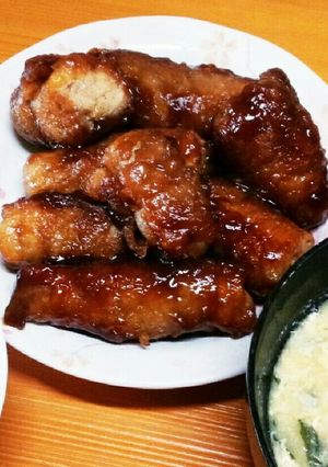 旦那さん大満足″冷凍豆腐と豚コマの甘辛煮-レシピのメイン写真