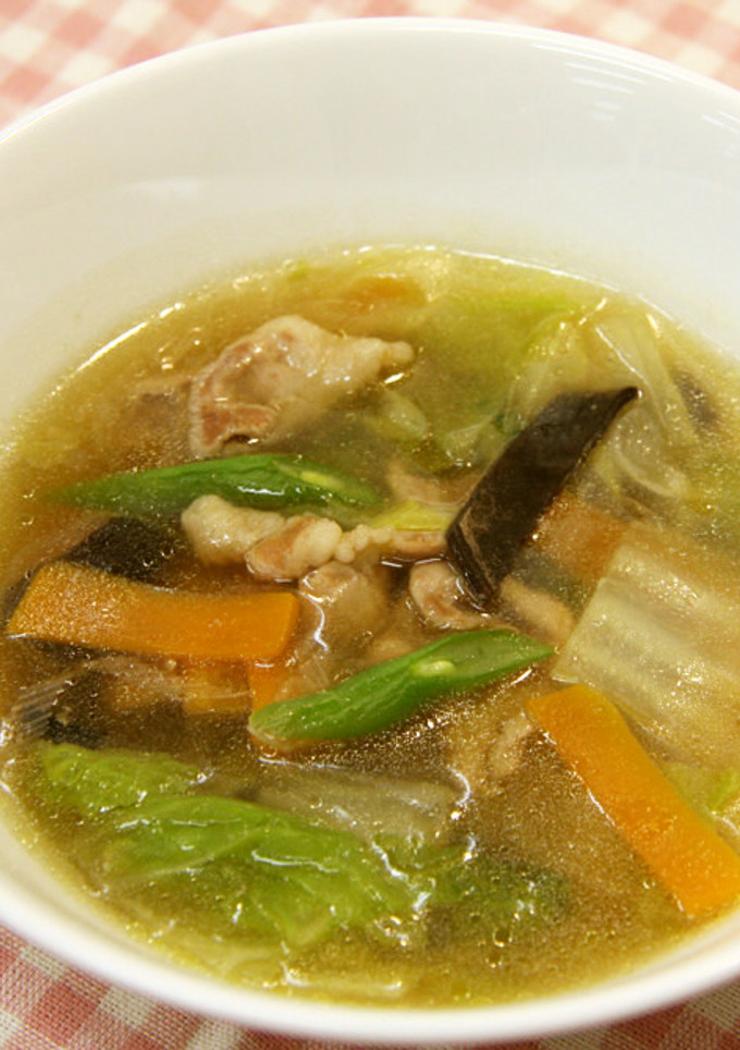 肉片湯【学校給食】-レシピのメイン写真
