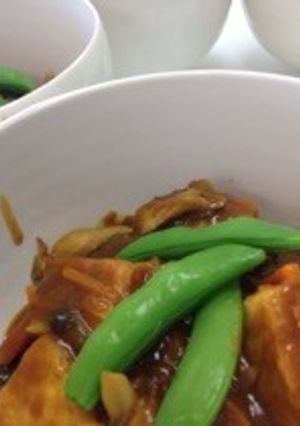 豆腐のヘルシー和風カレー丼-レシピのメイン写真
