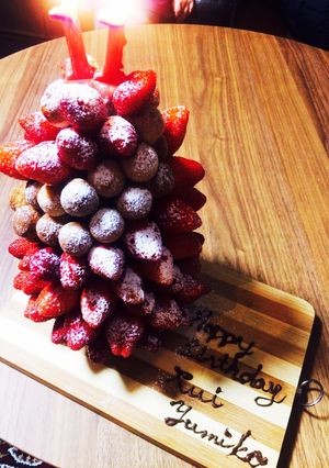 生クリーム嫌いのためのBDフルーツタワー-レシピのメイン写真