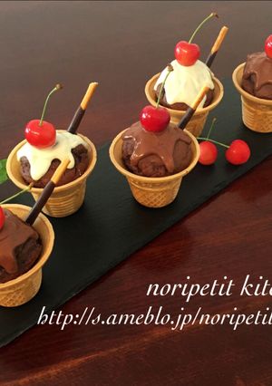 アイスみたいな♡チョコレートマフィン♡-レシピのメイン写真