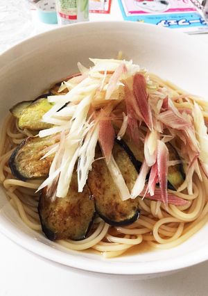 茄子と茗荷の冷製パスタ♬-レシピのメイン写真