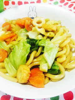 野菜焼うどん-レシピのメイン写真