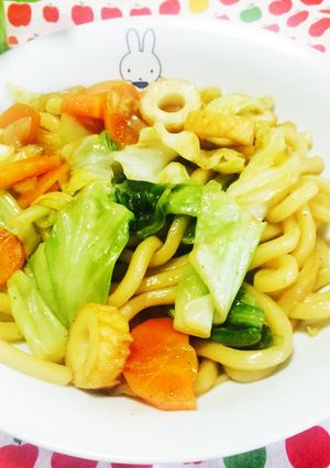 野菜焼うどん-レシピのメイン写真