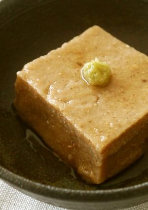 料亭の味わい 金ごま豆腐（精進料理）-レシピのメイン写真