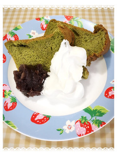 抹茶のシフォンケーキ-レシピのメイン写真