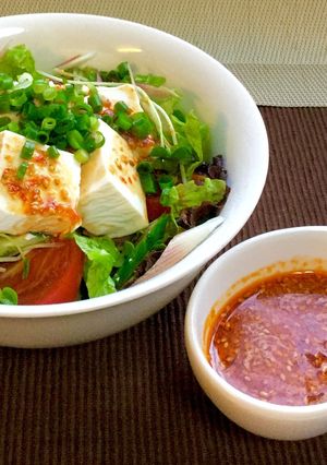 超簡単！ピリ辛豆腐サラダ-レシピのメイン写真