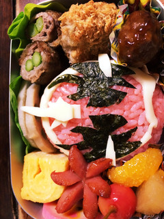 キャラ弁 仮面ライダー闘魂ブースト-レシピのメイン写真