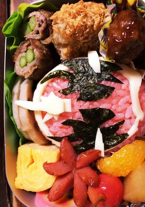 キャラ弁 仮面ライダー闘魂ブースト-レシピのメイン写真