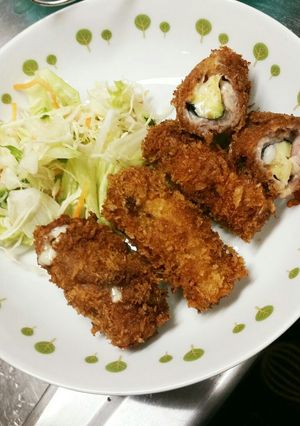 ☆ナスとチーズの豚巻きカツ☆-レシピのメイン写真