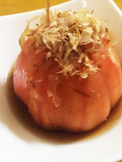 簡単 めんつゆで丸ごとトマトおひたし-レシピのメイン写真