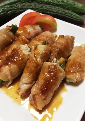 簡単おつまみ☆きゅうりの肉巻き-レシピのメイン写真
