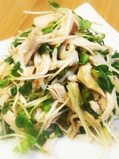 レンジで簡単♪ ささみのワサビ醤油和え-レシピのメイン写真