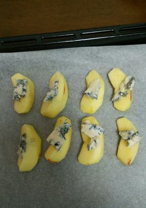 リンゴのブルーチーズのお焼き-レシピのメイン写真