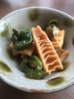 万願寺甘とうと淡竹の甘辛煮-レシピのメイン写真